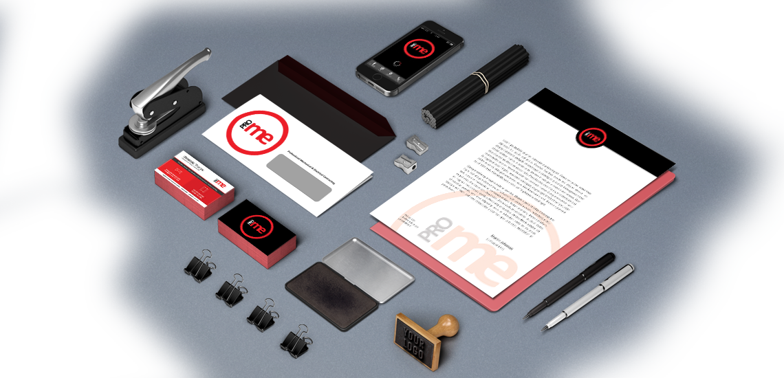 Pro-ME Branding Mockup